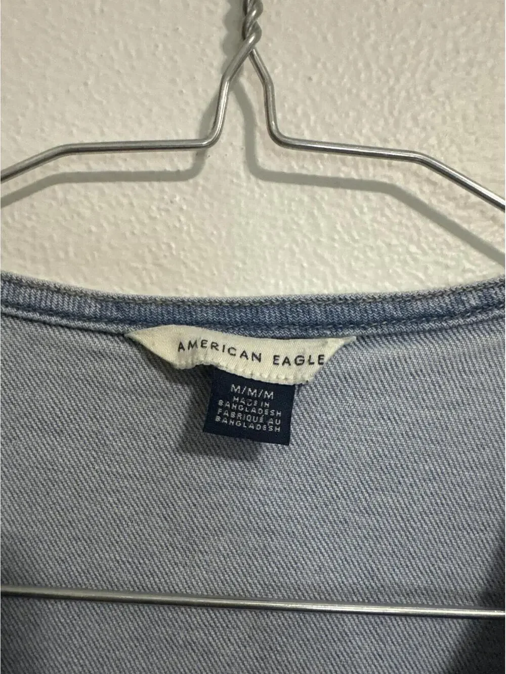 American Eagle denim vest M - Picture 2 of 7